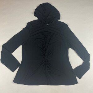 Sweaty Betty Hooded Top Women's Size 10 Black